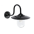 Miniatyrbillede 2 af 3: FARO Hudson sort havevæglampe - 1 pære - 15W - Metal - 39x32x50cm Svart