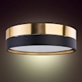 Miniatyrbillede 3 af 4: HILTON Loftslampe Sort-Guld 4x E27 15W 4345 TK Belysning Svart + guld