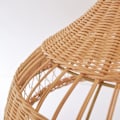 Miniatyrbillede 4 af 4: BOHO pendel i lyst træ - farve: Rød - Sulion - Loftslampe - Rattan Röd