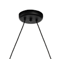 Miniatyrbillede 3 af 5: Plafondlampe - ONLI - BALDO - Rammens i sort metal - Fatning E27 - Moderne design