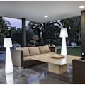 Miniatyrbillede 5 af 6: Lola LED udendørs gulvlampe 165 cm - NEWGARDEN - Hvid - Polyethylen - IP65 Vit