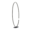 Miniatyrbillede 1 af 2: Ventilator Europa CLARKE LED Gulvlampe Sort 1920lm 3000K 42x133cm