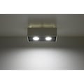 Miniatyrbillede 3 af 6: Loftslampe MONO 2 GU10 LED Spot Moderne Loft Design til soveværelse Stue Trapper Korridor - Hvid