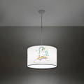 Miniatyrbild 2 av 6: Hängande lampa - Sollux Lighting - Unicorn 40 - Vit/multifärgad - 40 cm - LED vit/flerfärgad