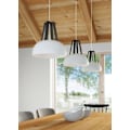 Miniatyrbillede 4 af 6: CASCO E27 LED Pendel Modern Loft BOHO Klassisk Design Korridor - Hvid/Sort
