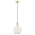 Miniatyrbillede 1 af 2: Argon SAGUNTO Dome loftslampe 20 cm mat opal, messing stål - moderne design