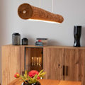 Miniatyrbild 4 av 4: LUCAS LED bar pendellampa i naturligt trä