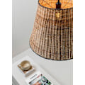 Miniatyrbillede 3 af 4: Rattan kuppel pendel - FARO - SUMBA - Sort - E27 - 3000K - 56 cm NEGRO