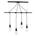 Miniatyrbillede 1 af 2: Loftlampe - Onli - WIRE Bar - Sort - Metal - E27 - 4 lamper