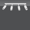 Miniatyrbillede 2 af 6: Emibig HIRO Hiro loftspotlysstang hvid/krom 4x GU10