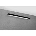 Miniatyrbillede 1 af 5: Sollux PINNE Integreret LED Indbygnings Væglamper Sort 95cm 4000K