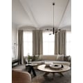 Miniatyrbillede 5 af 6: DUOMO 3M E27 LED-loftslys Moderne Loft BOHO Klassisk Designgang - Sort