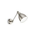 Miniatyrbillede 3 af 3: NEWTON Nikkel væglampe 1x60W - IDEAL LUX - 016399