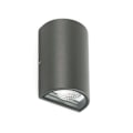Miniatyrbillede 1 af 4: Udendørs LED væglampe Mørkegrå 2x3W-Lace - FARO Grå