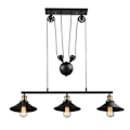 Miniatyrbillede 1 af 2: Suspension lysekrone justerbar højde spisestuebelysning soveværelse loftslampe
