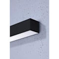 Miniatyrbillede 3 af 5: Sollux PINNE Integreret LED Indbygnings Væglamper Sort 65cm 4000K