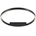 Miniatyrbillede 2 af 3: Maytoni Fælge Moderne integreret LED semi-forsænket loftslampe sort, 60cm, 4000K