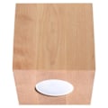 Miniatyrbillede 1 af 4: QUAD loftslysspot Moderne Boho Wood Design til soveværelse Stue Trapper Korridor - Naturligt træ