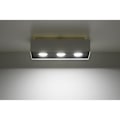 Miniatyrbillede 3 af 6: Loftslampe MONO 3 GU10 LED Spot Moderne Loft Design til soveværelse Stue Trapper Korridor - Hvid