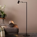 Miniatyrbillede 3 af 3: TORINO gulvlampe i sort metal