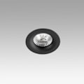 Miniatyrbillede 1 af 3: Faro NAIS - Sort integreret LED forsænket loftslampe, 2700K NEGRO