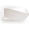 Miniatyrbillede 1 af 4: Keramisk væglampe SIGMA MINI moderne design væglampe til soveværelset Stue Trappegang - Hvid