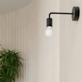 Miniatyrbild 3 av 6: Sollux Lighting Norah vägglampa svart