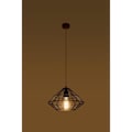 Miniatyrbild 3 av 4: UMBERTO E27 LED Pendellampa Modern Loft Boho Design Corridor - Svart - SOLLUX - 1 glödlampa - 60W - A++ - E