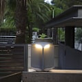 Miniatyrbillede 2 af 3: Faro - Bu-oh IP65 LED udvendigt designfyr H26 cm - Antracit 26,5 cm Grå