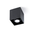 Miniatyrbillede 1 af 3: Loftslampe-TECTO-1 x GU10 50W-SORT - FARO NEGRO