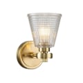 Miniatyrbild 4 av 4: Elstead Gunnislake Applique Brushed Brass, IP44