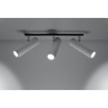 Miniatyrbillede 3 af 6: Moderne LED loftslampe LOFT Design - SOLLUX - DIREZIONE 3 - 3xGU10 - Hvid