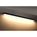 Miniatyrbillede 2 af 5: LED Væglampe - SOLLUX - PINNE - Sort - 145cm - 3000K - Aluminium