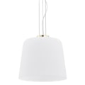 Miniatyrbillede 3 af 5: Pendellampe - Argon - BERKLEY - Mat Opal - Glas og messing - E27 - 110 cm