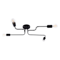 Miniatyrbillede 1 af 6: Lustre - Sollux Lighting - Vector 4 - Noir - LED - Indendørs svart