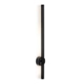 Miniatyrbillede 1 af 3: Argon ASSE Integreret LED Væglampe 60cm - Sort Struktur - 3000K