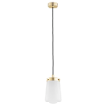 Miniatyrbillede 2 af 5: Loftlampe - Argon - PASADENA - Blank glans - Glas, messing og stål - Moderne design