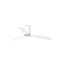 Miniatyrbillede 3 af 3: Loft ventilator - FARO - Mini Tube - 128 cm - 6 hastigheder - Mat hvid transparent Matt vit, Transparent