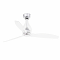 Miniatyrbillede 4 af 4: Loftsventilator diam128 Cm Borosilica Grå… GRIS / PLATA