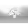 Miniatyrbillede 2 af 6: Sollux Lighting Ring Loftsspot clusters, hvid, 3x GU10