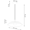 Miniatyrbillede 5 af 6: Suspensionslampe - Sollux - Frika - Stål - E27, 1x maks 15W LED - Sort