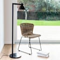 Miniatyrbild 2 av 3: VENICE-Keramisk golvlampa H135cm Svart Faro - designad av Adolfo Abejon