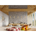 Miniatyrbillede 6 af 6: LINO 2 GU10 LED Pendel Moderne Loft BOHO Design Korridor - TRÆ