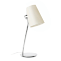 Miniatyrbild 1 av 4: Lupe krom bordslampa 1 glödlampa - FARO - Modern - Design - Vardagsrum krom