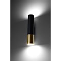 Miniatyrbillede 3 af 6: LOOPEZ GU10 LED Væglampe Modern Loft BOHO Design Korridor -Sort/Guld