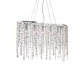Miniatyrbillede 1 af 4: Ideal Lux RAIN SP5, soveværelse, børneværelse, spisestue, stue, krom, IP20, overflade, glas, metal, 5 pære(r)