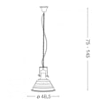 Miniatyrbillede 2 af 2: Ideal Lux - FISHERMAN SP1 SORT LAMPE 1 LYS