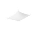 Miniatyrbillede 1 af 6: LUNA 1 G13 Moderne Hvid Stof Loftslampe SOLLUX
