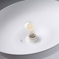 Miniatyrbillede 2 af 6: Suspensionslampe - Sollux - Indy - Buet Skærm - E27 - 1x15W LED - Hvid