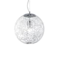 Miniatyrbillede 1 af 4: Ideal Lux MAPA MAX SP1 D40, Overflade, Aluminium, Transparent, Glas, Metal, Glas, Stue